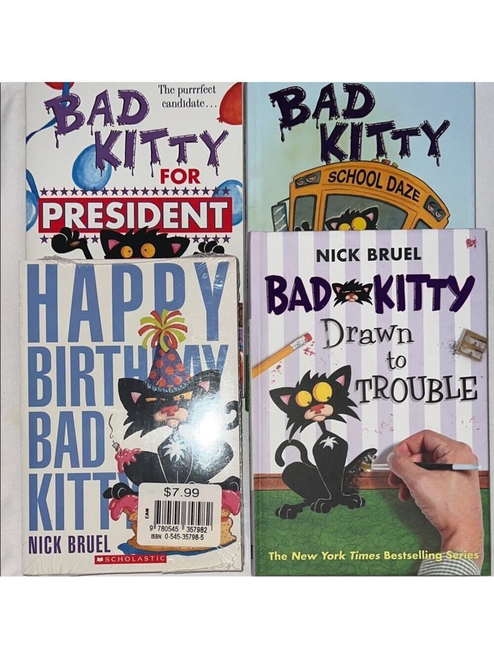 Bad Kitty 5 Book Collection Set